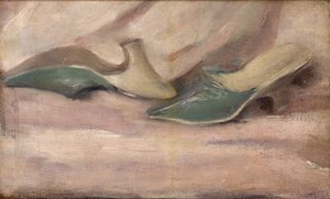 Käytöstä poistetut tossut, n. 1890 tekijältä Albert de Belleroche